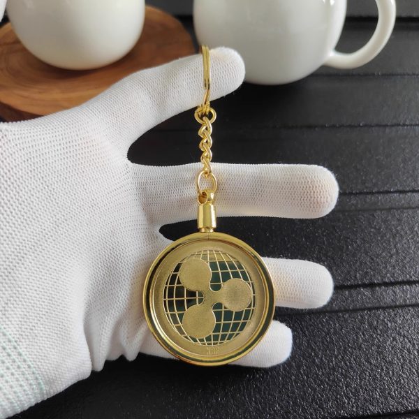 Cryptocurrency commemorative coins-Bitcoin Keychain Ethereum Keychain Detachable keychain Gold coin ornament-Exquisite gift giving - Image 6
