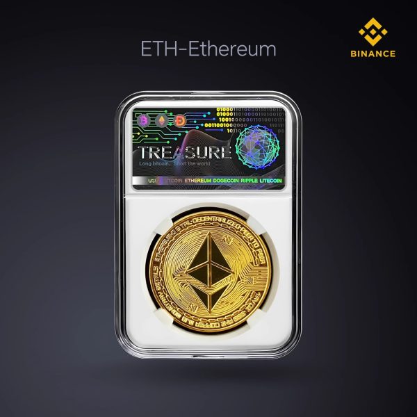 Cryptocurrency commemorative coins Bitcoin Commemorative Coin Ethereum Dogecoin Gold commemorative crypto coins Gift Collection - Image 4