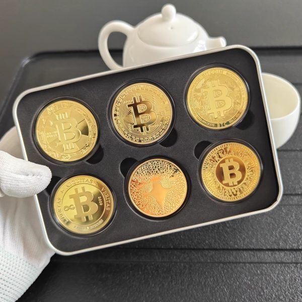Cryptocurrency commemorative coins Bitcoin Commemorative Coin Bitcoin enthusiast commemorative crypto coin-Meaningful and exquisite gift giving - Image 2