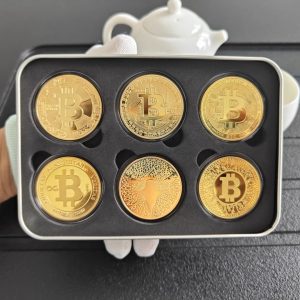 Cryptocurrency commemorative coins Bitcoin Commemorative Coin Bitcoin enthusiast commemorative crypto coin-Meaningful and exquisite gift giving