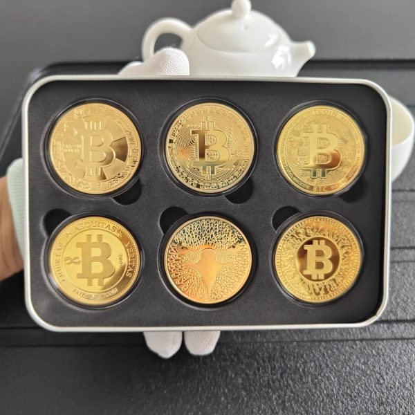 Cryptocurrency commemorative coins Bitcoin Commemorative Coin Bitcoin enthusiast commemorative crypto coin-Meaningful and exquisite gift giving